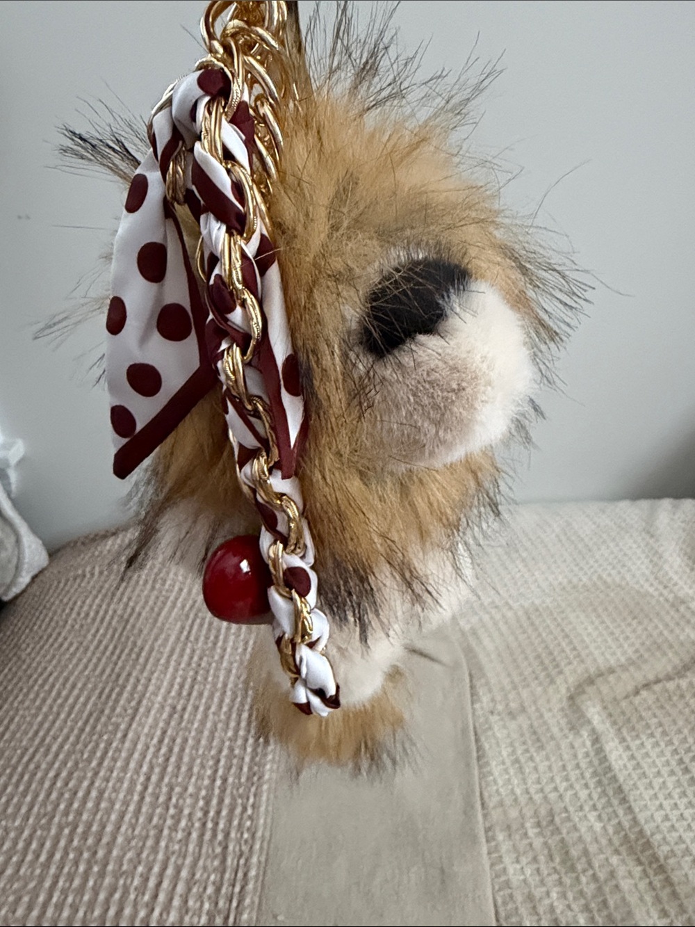 Viral Plush Lion Keychain Bag Charm - Picture 3 of 4